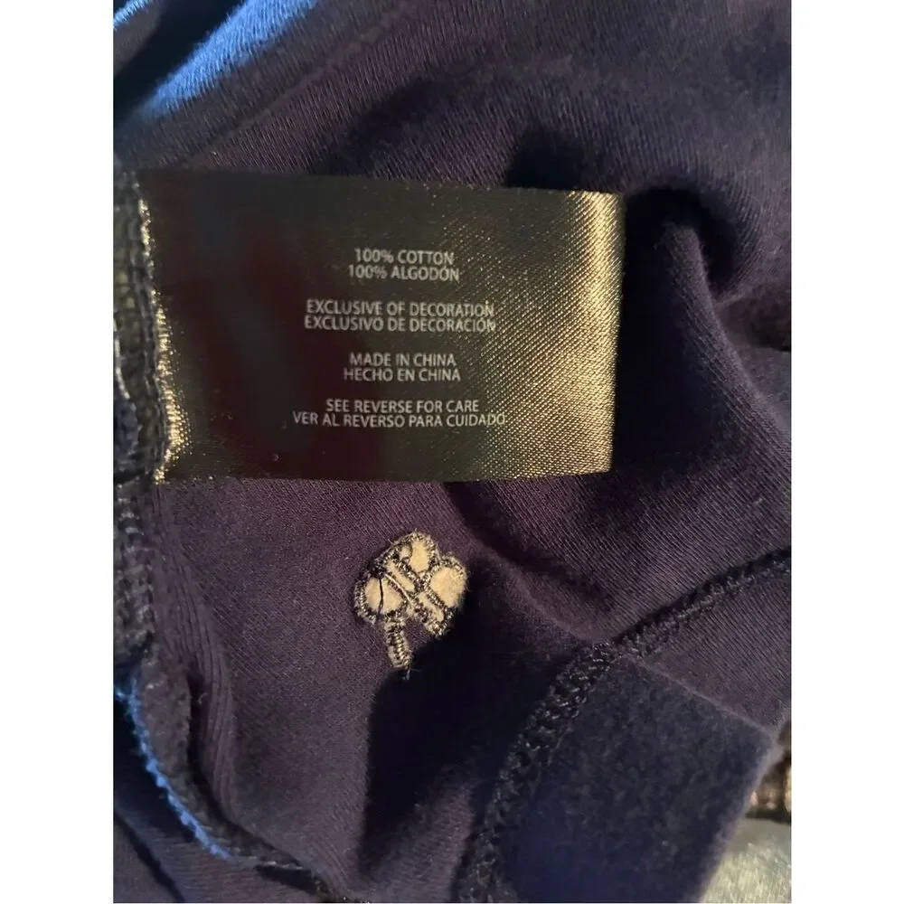 Banana Republic Dark Navy Long-Sleeve Polo Shirt Men’s Size XL